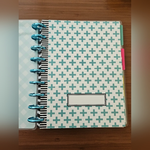 Happy Planner Notebook Standard Size + Metal Discs & 2 Folders | Lined & DotGrid - Picture 4 of 10